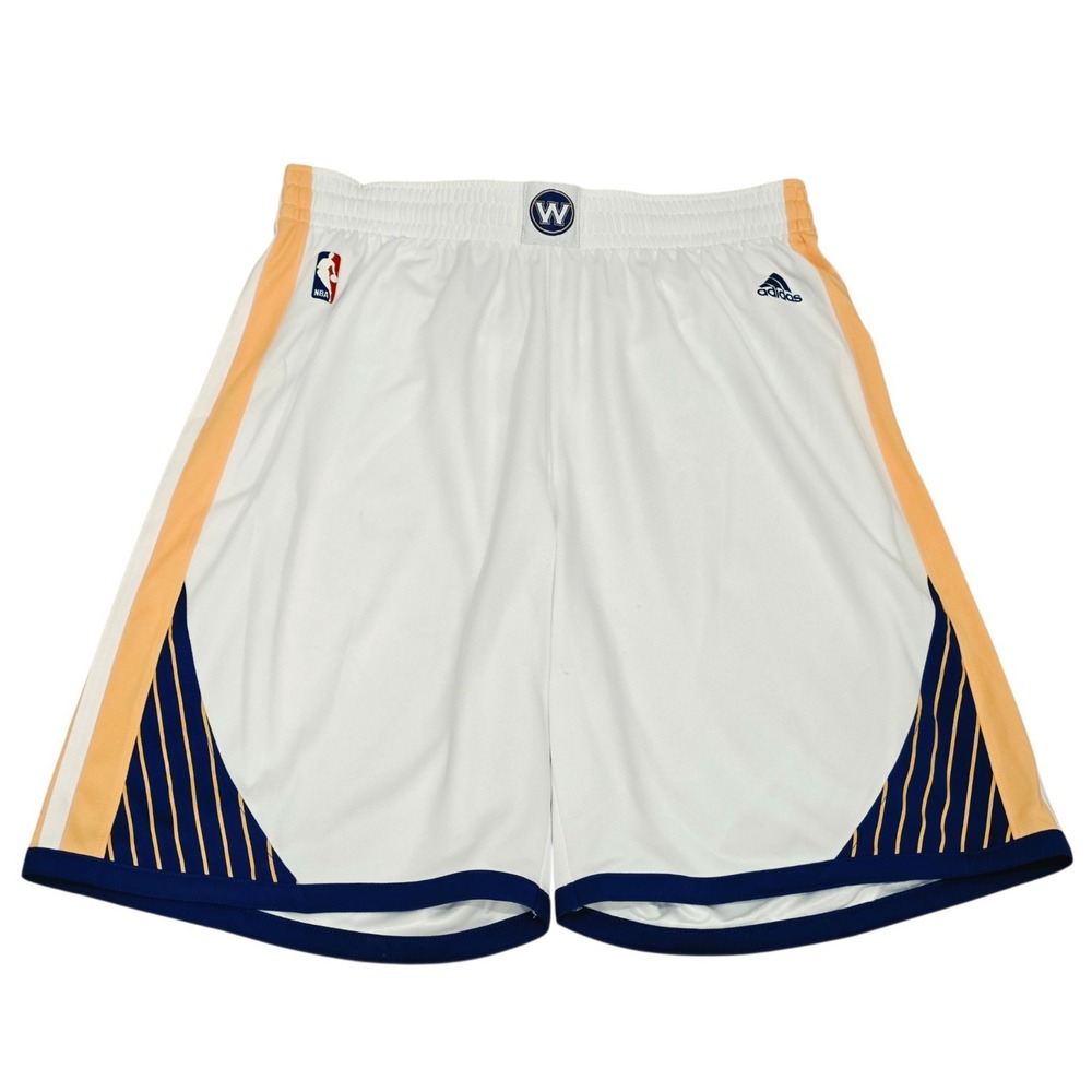 Adidas Golden State Warriors NBA Authentic Player Issue Shorts White XL 505FA 16